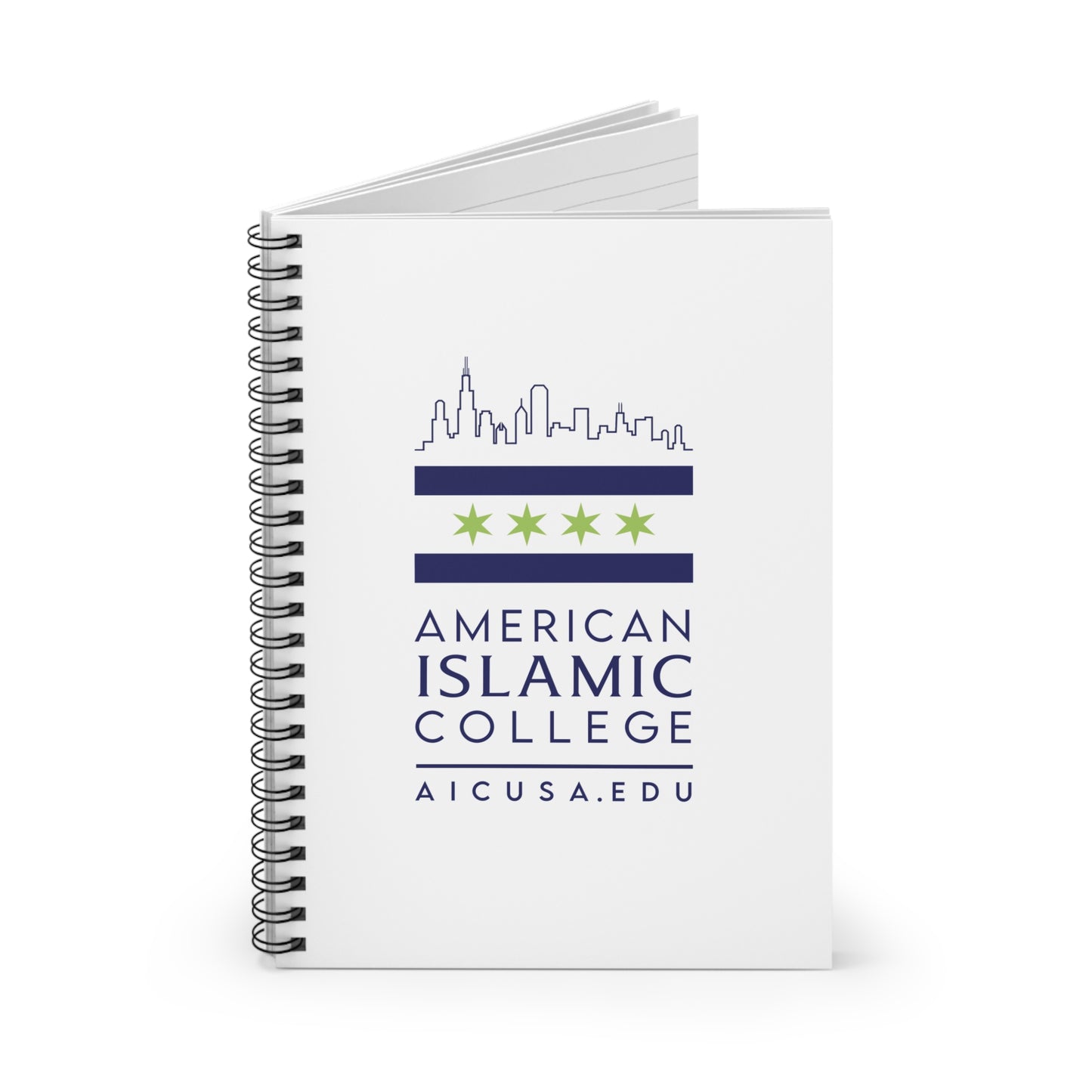 American Islamic College Spiral Notebook - Perfect for Students, Gifts, Journaling, Note-taking, School Supplies