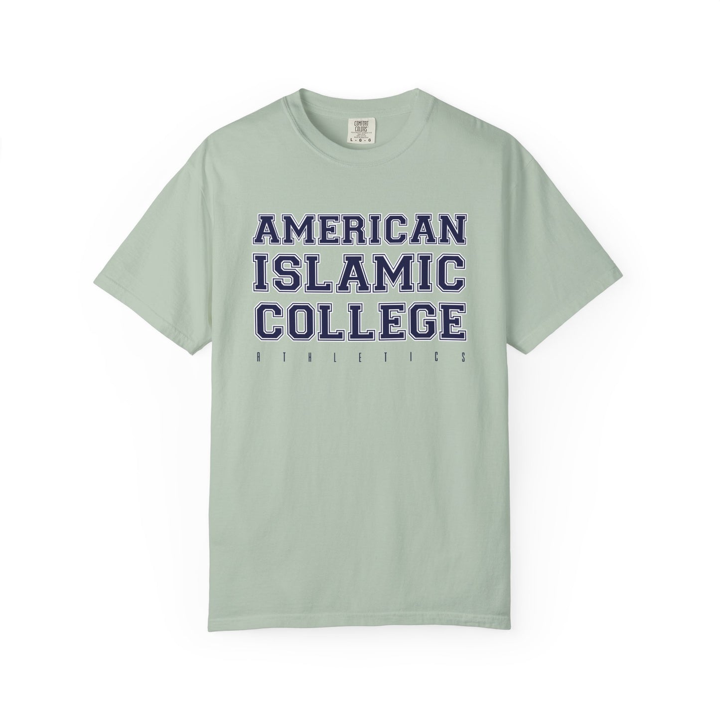 American Islamic College T-shirt, Unisex Garment-Dyed Tee, College Apparel, Casual Wear, Islamic Community Shirt, University Merchandise