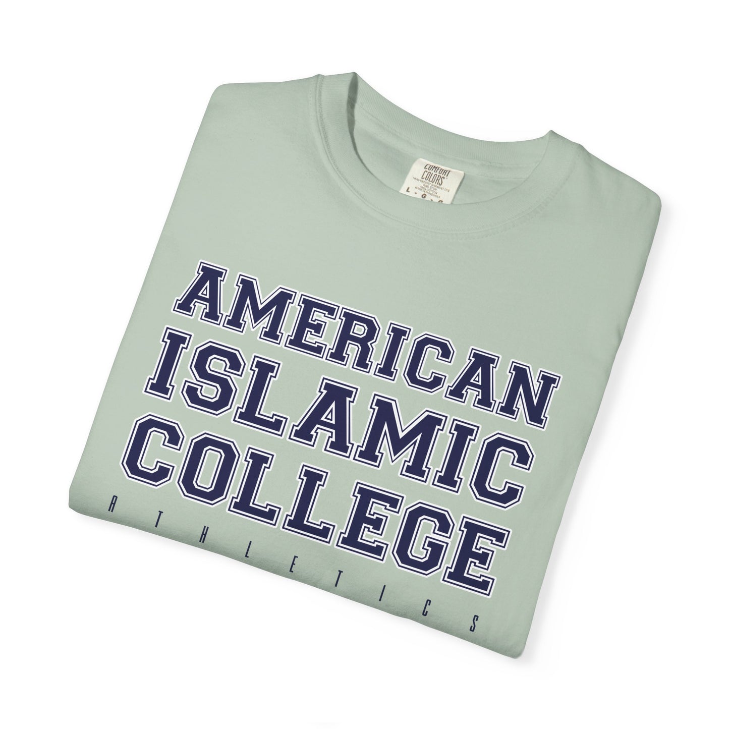 American Islamic College T-shirt, Unisex Garment-Dyed Tee, College Apparel, Casual Wear, Islamic Community Shirt, University Merchandise