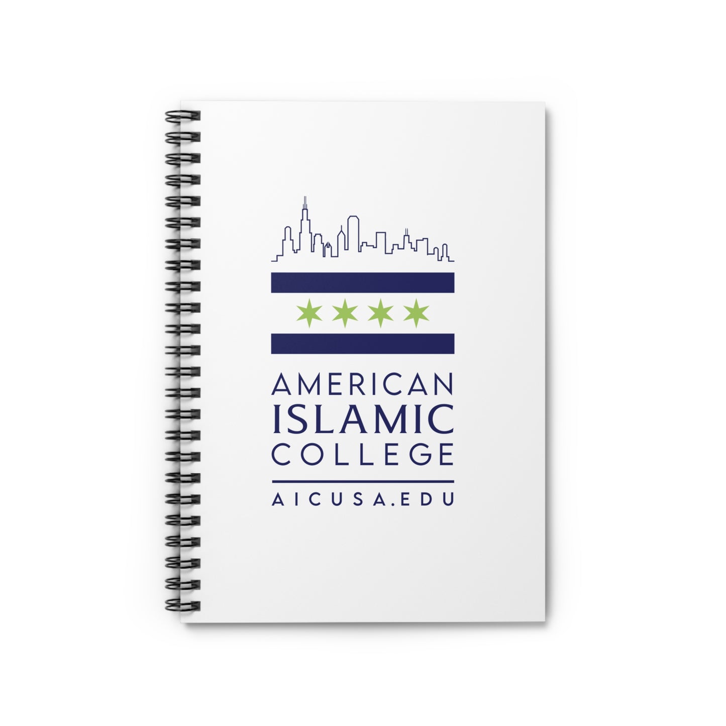 American Islamic College Spiral Notebook - Perfect for Students, Gifts, Journaling, Note-taking, School Supplies