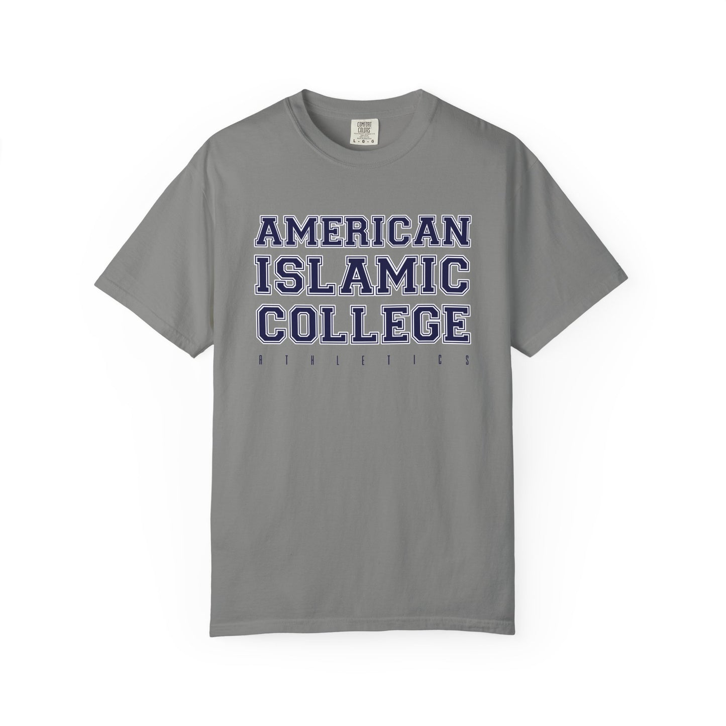 American Islamic College T-shirt, Unisex Garment-Dyed Tee, College Apparel, Casual Wear, Islamic Community Shirt, University Merchandise