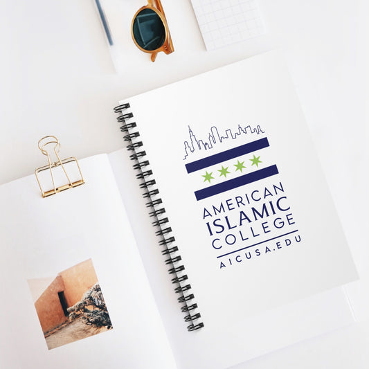 American Islamic College Spiral Notebook - Perfect for Students, Gifts, Journaling, Note-taking, School Supplies