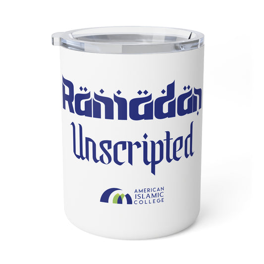 10oz Insulated Coffee Mug – Ramadan Unscripted Design for Celebrating the Holiday