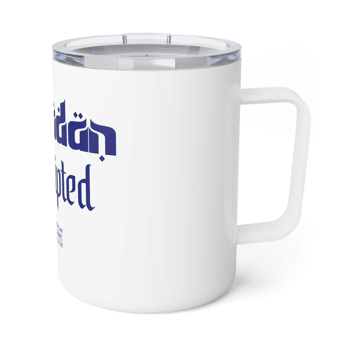 10oz Insulated Coffee Mug – Ramadan Unscripted Design for Celebrating the Holiday