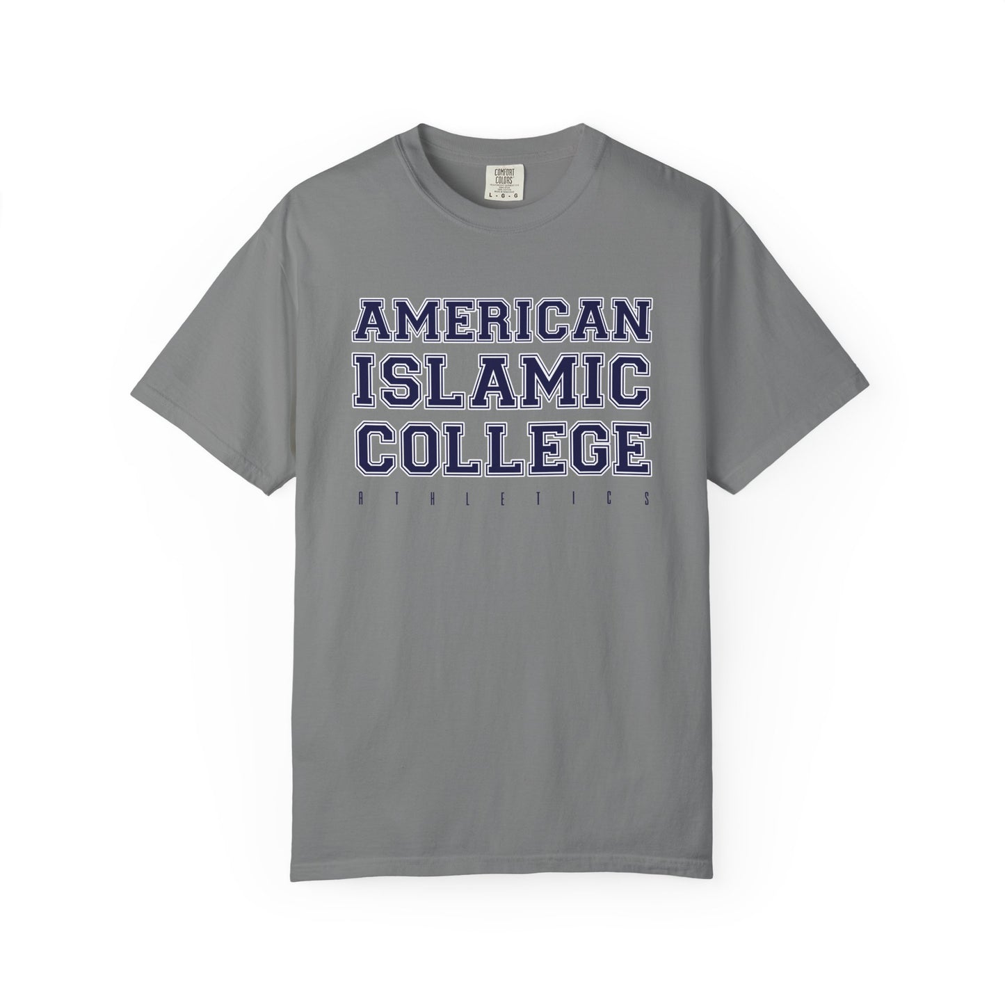 American Islamic College T-shirt, Unisex Garment-Dyed Tee, College Apparel, Casual Wear, Islamic Community Shirt, University Merchandise
