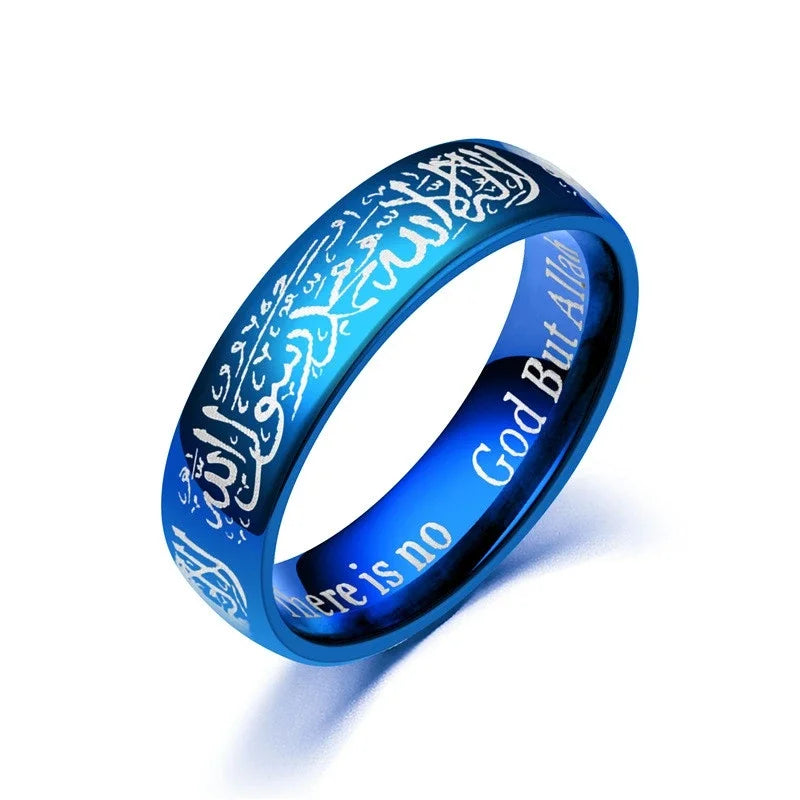 Arabic Titanium Steel Rings Ring for Men & Women