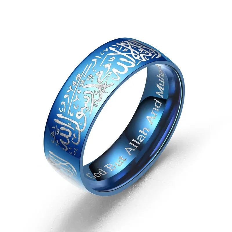 Arabic Titanium Steel Rings Ring for Men & Women