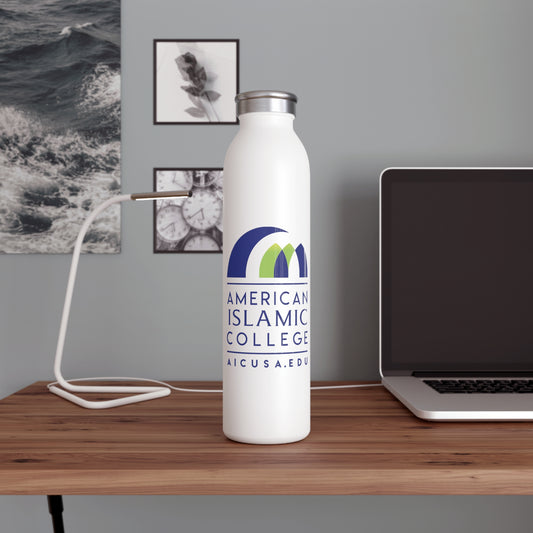 Sleek Slim Water Bottle, Reusable Water Bottle, Stylish Hydration Drinkware, Eco-Friendly Gift, College Student Accessory, Gym Bottle