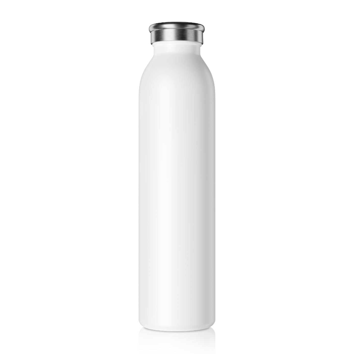 Sleek Slim Water Bottle, Reusable Water Bottle, Stylish Hydration Drinkware, Eco-Friendly Gift, College Student Accessory, Gym Bottle