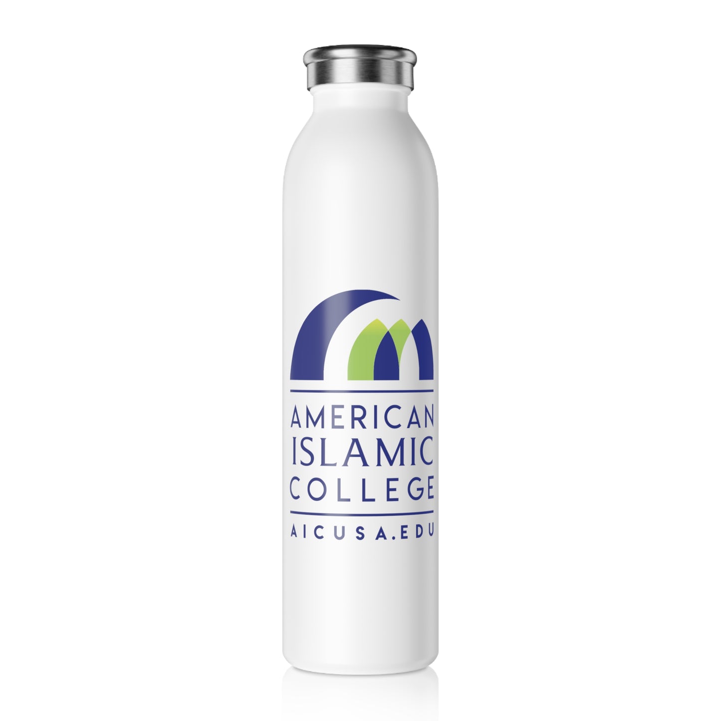 Sleek Slim Water Bottle, Reusable Water Bottle, Stylish Hydration Drinkware, Eco-Friendly Gift, College Student Accessory, Gym Bottle