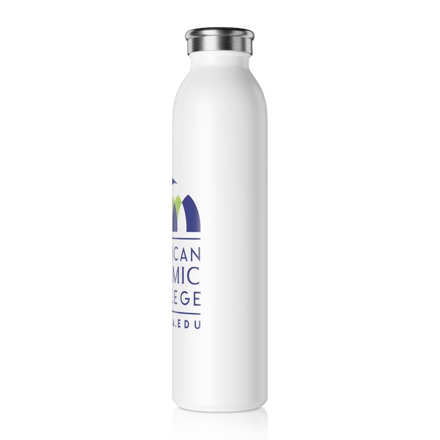 Sleek Slim Water Bottle, Reusable Water Bottle, Stylish Hydration Drinkware, Eco-Friendly Gift, College Student Accessory, Gym Bottle