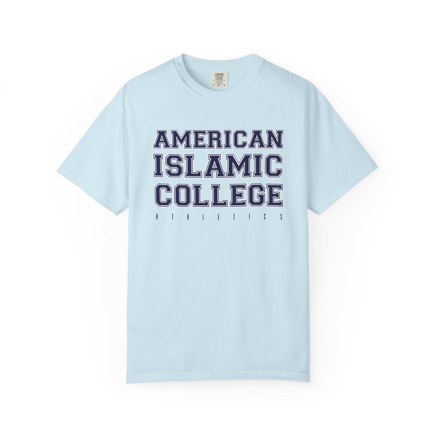 American Islamic College T-shirt, Unisex Garment-Dyed Tee, College Apparel, Casual Wear, Islamic Community Shirt, University Merchandise