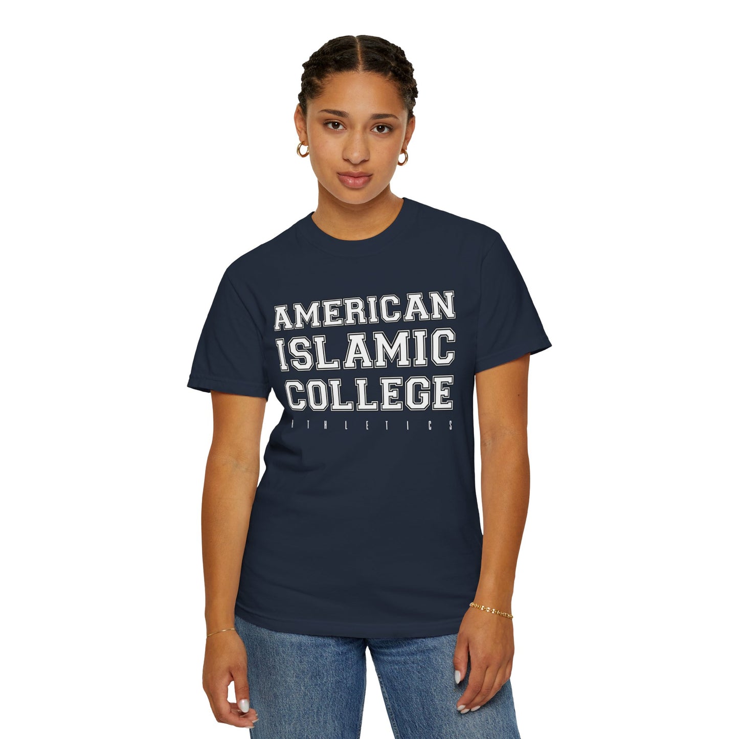 American Islamic College Unisex Garment-Dyed T-Shirt, Educational Apparel, College Spirit Wear, Unique Graduation Gift, Islamic [...]